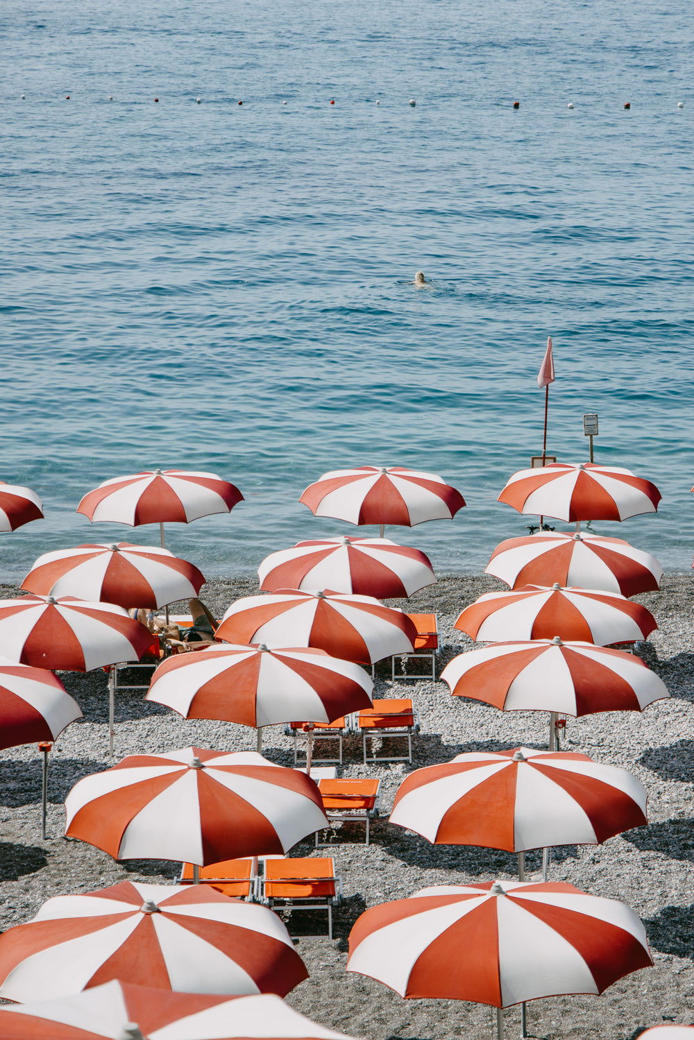 Red Umbrellas Vertical