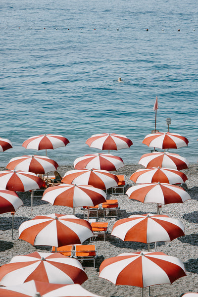 Red Umbrellas Vertical