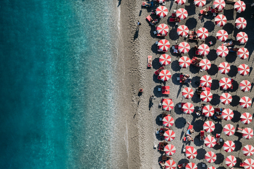 Red & White Beach