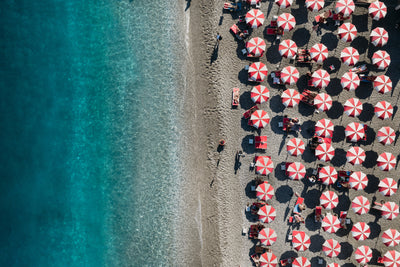 Red & White Beach