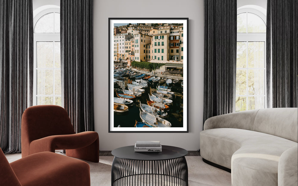 Camogli Boats Vertical