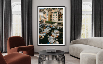 Camogli Boats Vertical