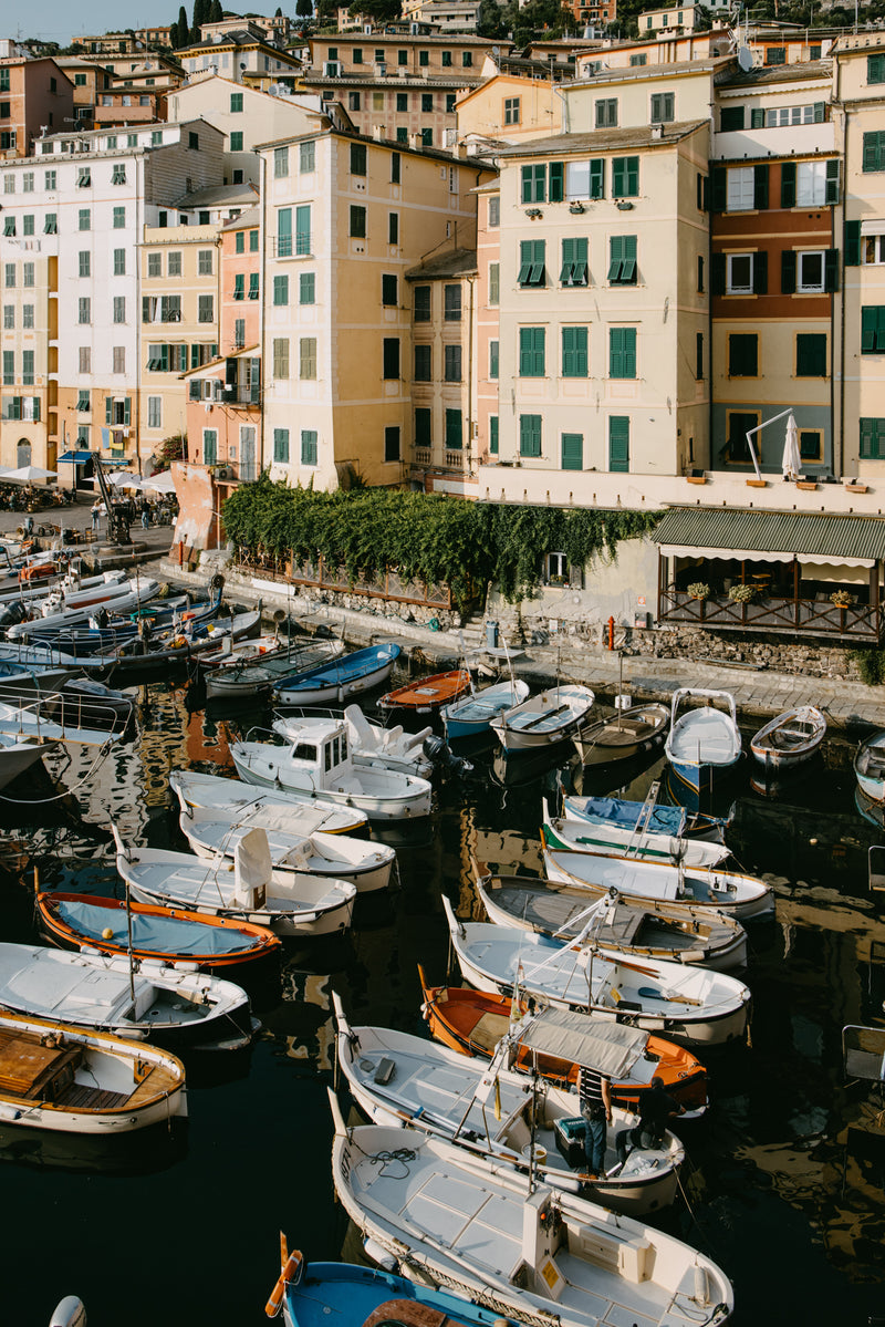 Camogli Boats Vertical