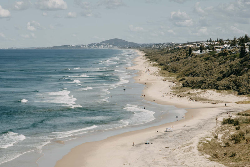 Looking Down Sunshine Beach