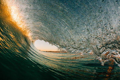 Sunset Through The Curl